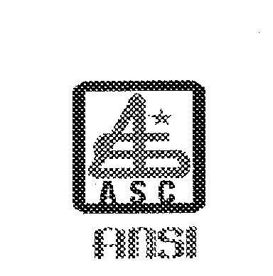 Mẫu nhãn hiệu A S C ANSI