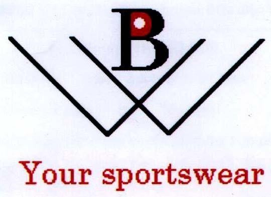 Mẫu nhãn hiệu BW YOUR SPORTSWEAR