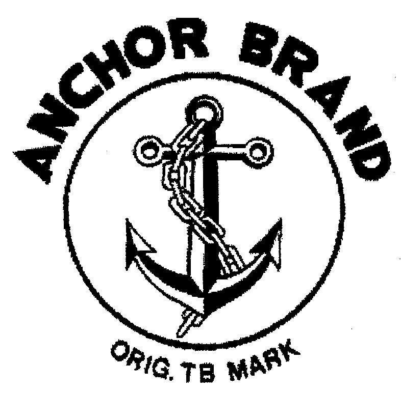 Mẫu nhãn hiệu ANCHOR BRAND ORIG TB MARK