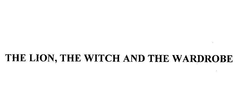 Mẫu nhãn hiệu THE LION THE WITCH AND THE WARDROBE