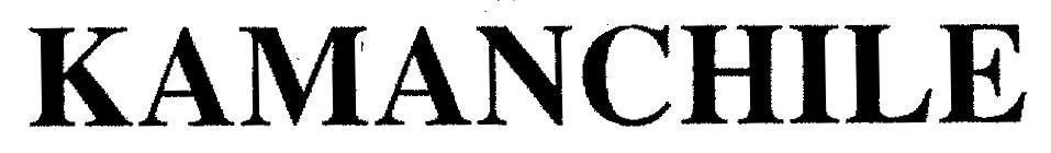 Mẫu nhãn hiệu KAMANCHILE