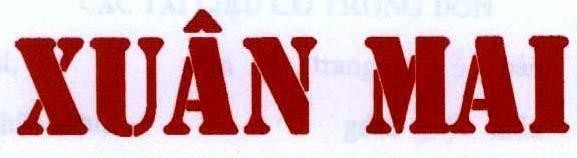 Mẫu nhãn hiệu XUÂN MAI