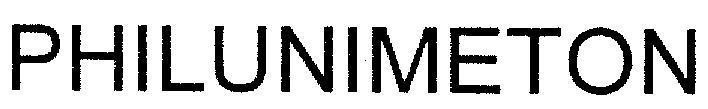 Mẫu nhãn hiệu PHILUNIMETON