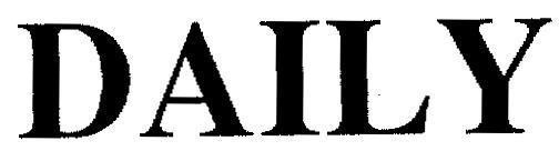 Mẫu nhãn hiệu DAILY