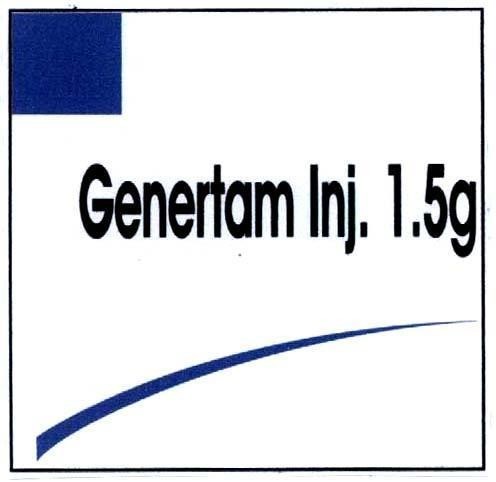 Mẫu nhãn hiệu GENERTAM INJ 1.5G