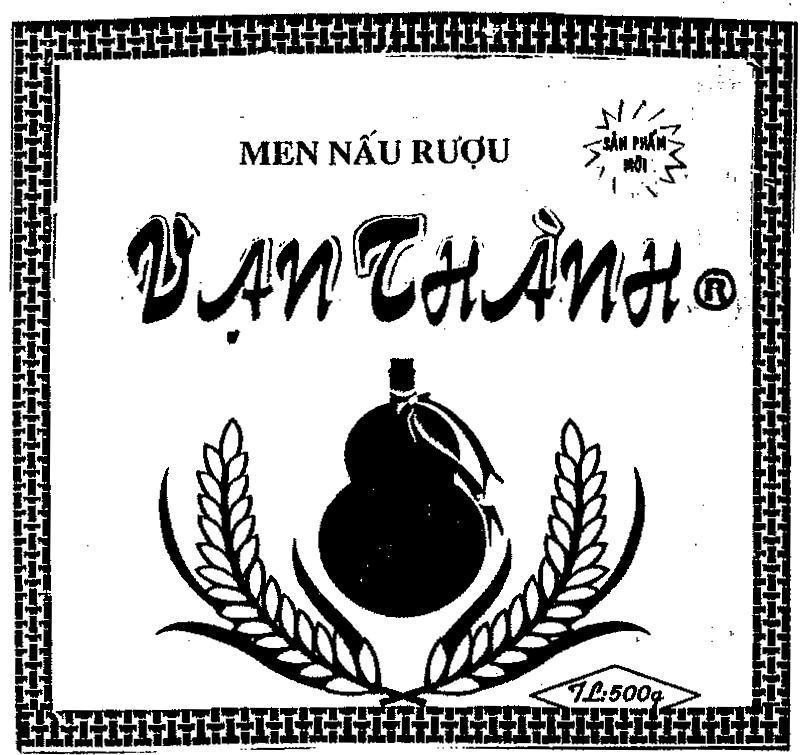 Mẫu nhãn hiệu Vạn Thành Men Nấu Rượu
