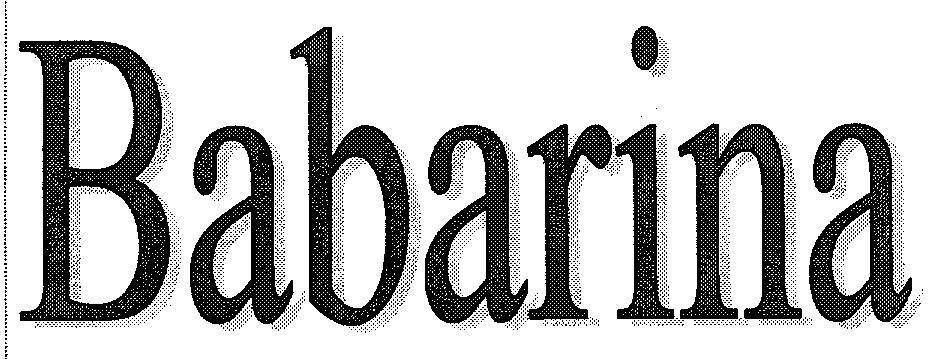 Mẫu nhãn hiệu BABARINA