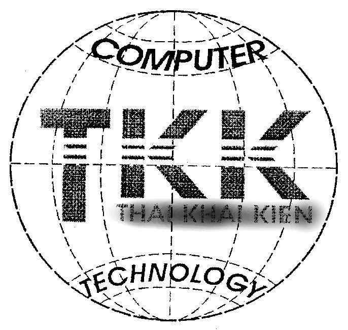 Mẫu nhãn hiệu COMPUTER TKK THAI KHAI KIEN TECHNOLOGY