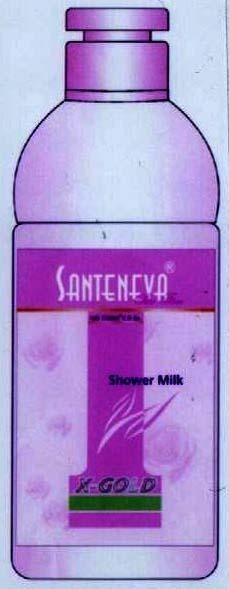 Mẫu nhãn hiệu SANTENEVA HAI THANH V N CO X-GOLD SHOWER MILK