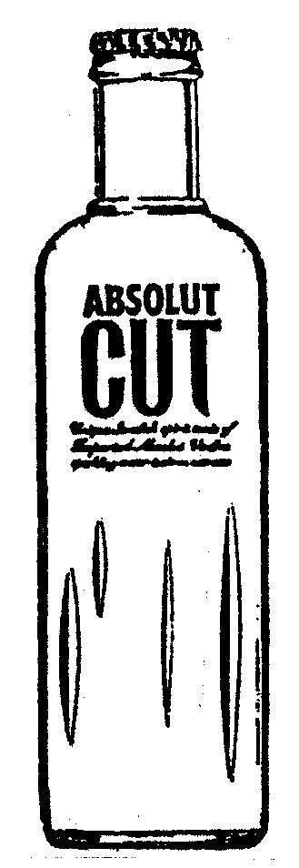 Mẫu nhãn hiệu ABSOLUT CUT
