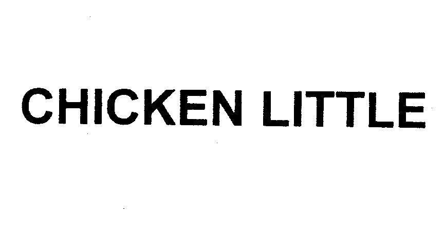 Mẫu nhãn hiệu CHICKEN LITTLE