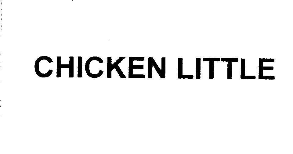 Mẫu nhãn hiệu CHICKEN LITTLE