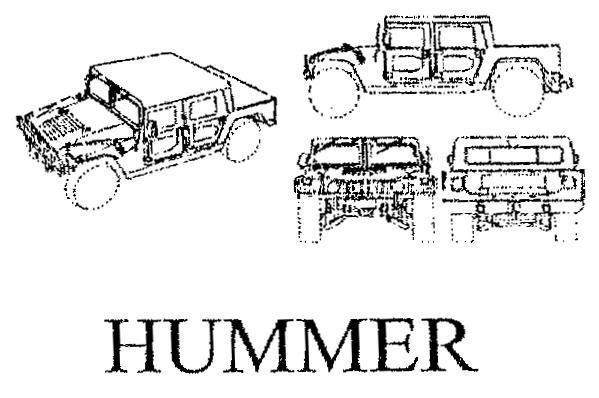 Mẫu nhãn hiệu HUMMER
