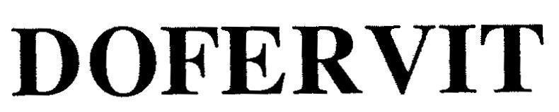 Mẫu nhãn hiệu DOFERVIT