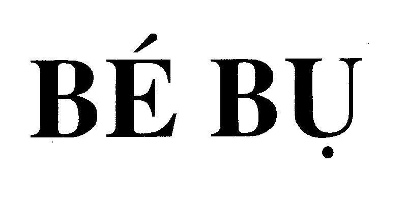 Mẫu nhãn hiệu BE BU