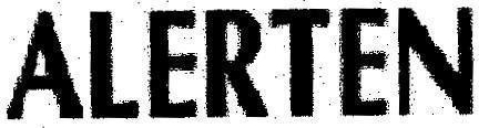 Mẫu nhãn hiệu ALERTEN