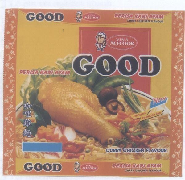 Mẫu nhãn hiệu VINA ACECOOK GOOD PERISA KARI AYAM