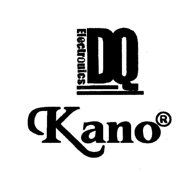 Mẫu nhãn hiệu DQ ELECTRONICS KANO