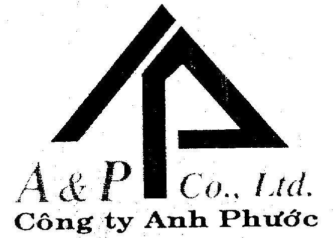 Mẫu nhãn hiệu AP A&P CO.,LTD CONG TY Anh Phước