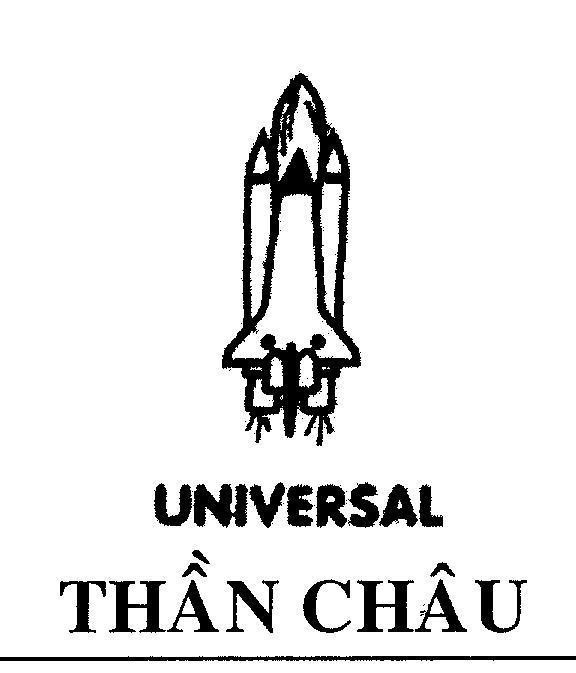 Mẫu nhãn hiệu UNIVERSAL THAN CHAU