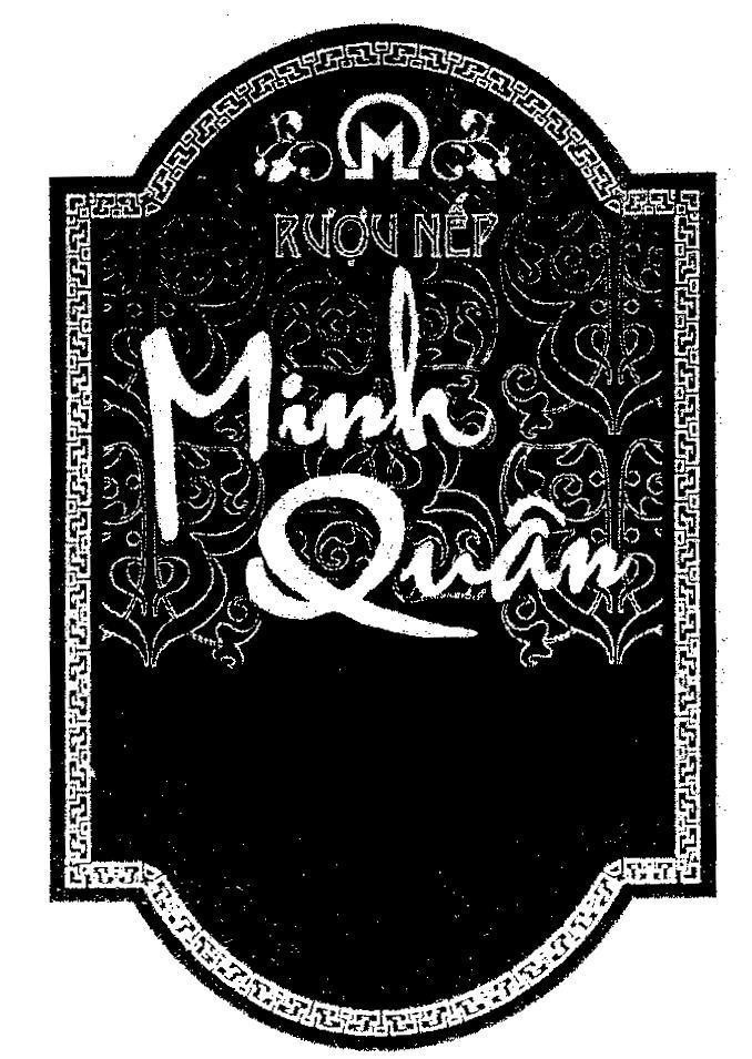 Mẫu nhãn hiệu M RƯợU NếP MINH QUÂN