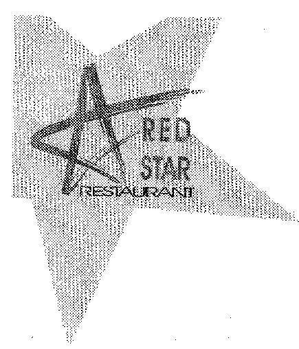 Mẫu nhãn hiệu RED STAR RESTAURANT