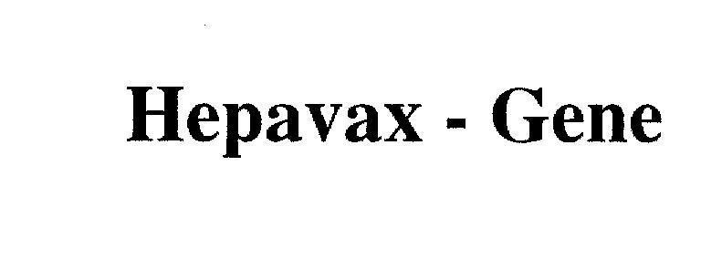 Mẫu nhãn hiệu HEPAVAX-GENE