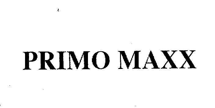 Mẫu nhãn hiệu PRIMO MAXX