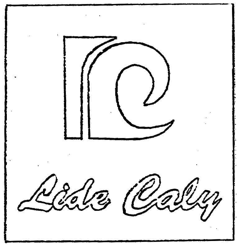 Mẫu nhãn hiệu LC LIDE CALY