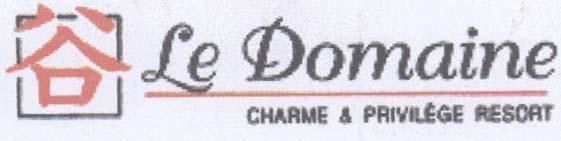 Mẫu nhãn hiệu LE DOMAINE CHARME & PRIVILEGE RESORT
