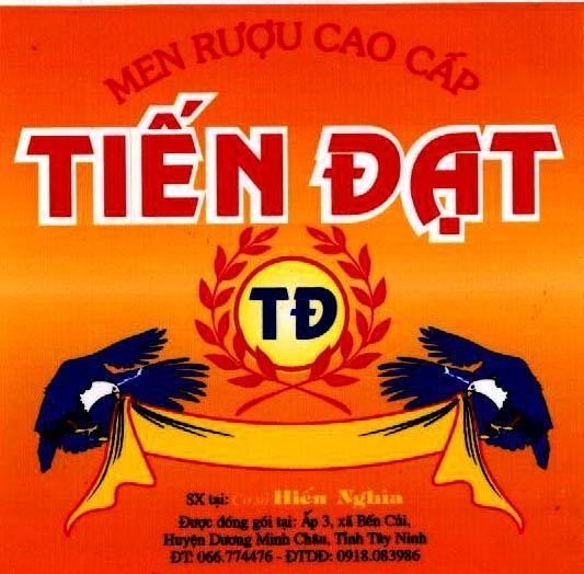 Mẫu nhãn hiệu MEN RUOU CAO CAP TIEN DAT TĐ CO SO HIEU NGHIA