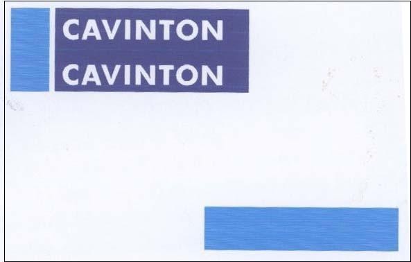 Mẫu nhãn hiệu CAVINTON