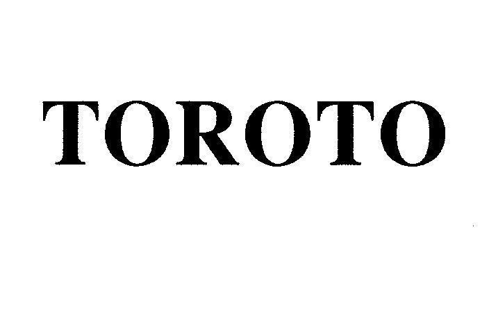 Mẫu nhãn hiệu TOROTO