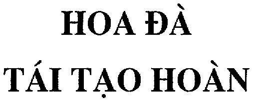 Mẫu nhãn hiệu HOA ĐA TAI TAO HOAN