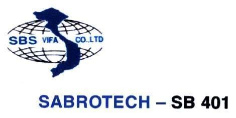 Mẫu nhãn hiệu SBS VIFA CO.,LTD SABROTECH SB 401