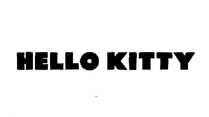 Mẫu nhãn hiệu HELLO KITTY