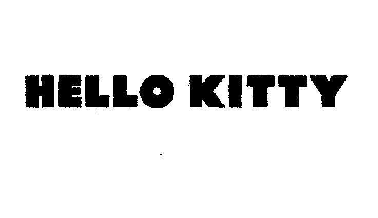 Mẫu nhãn hiệu HELLO KITTY