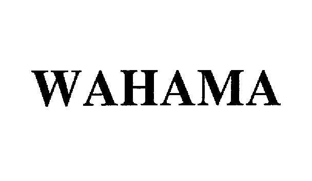 Mẫu nhãn hiệu WAHAMA