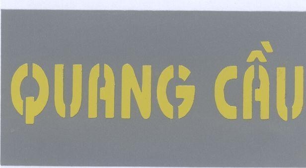 Mẫu nhãn hiệu QUANG CầU