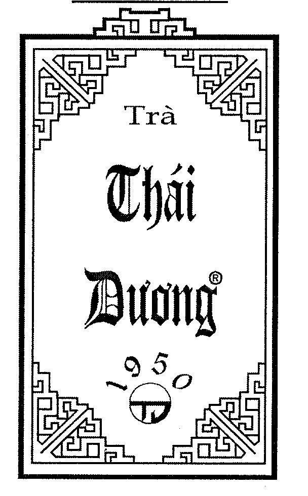 Mẫu nhãn hiệu TRA THAI DUONG 1950 TD