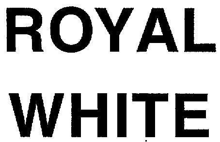 Mẫu nhãn hiệu ROYAL WHITE