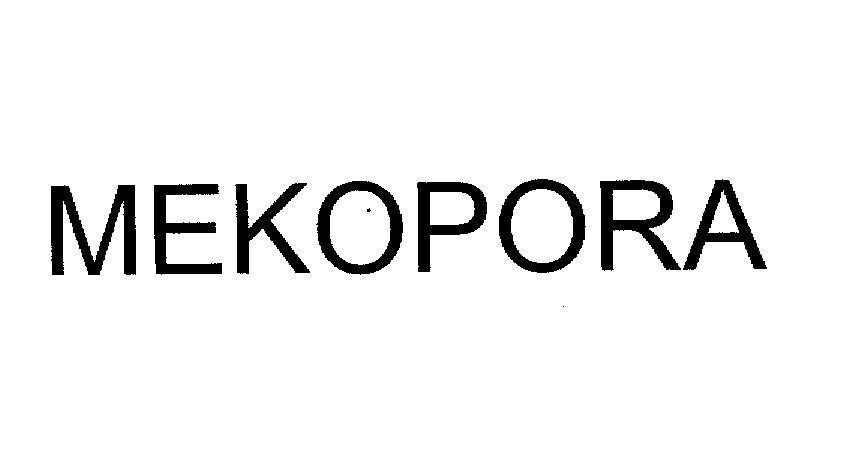 Mẫu nhãn hiệu MEKOPORA