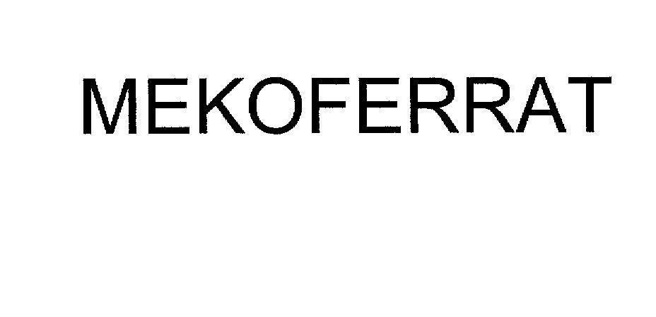 Mẫu nhãn hiệu MEKOFERRAT
