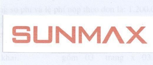 Mẫu nhãn hiệu SUNMAX