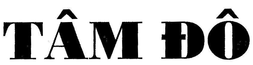 Mẫu nhãn hiệu TÂM ĐÔ