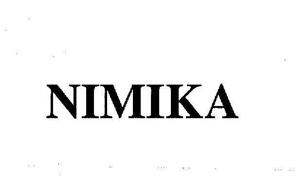 Mẫu nhãn hiệu NIMIKA