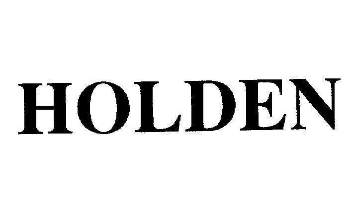 Mẫu nhãn hiệu HOLDEN