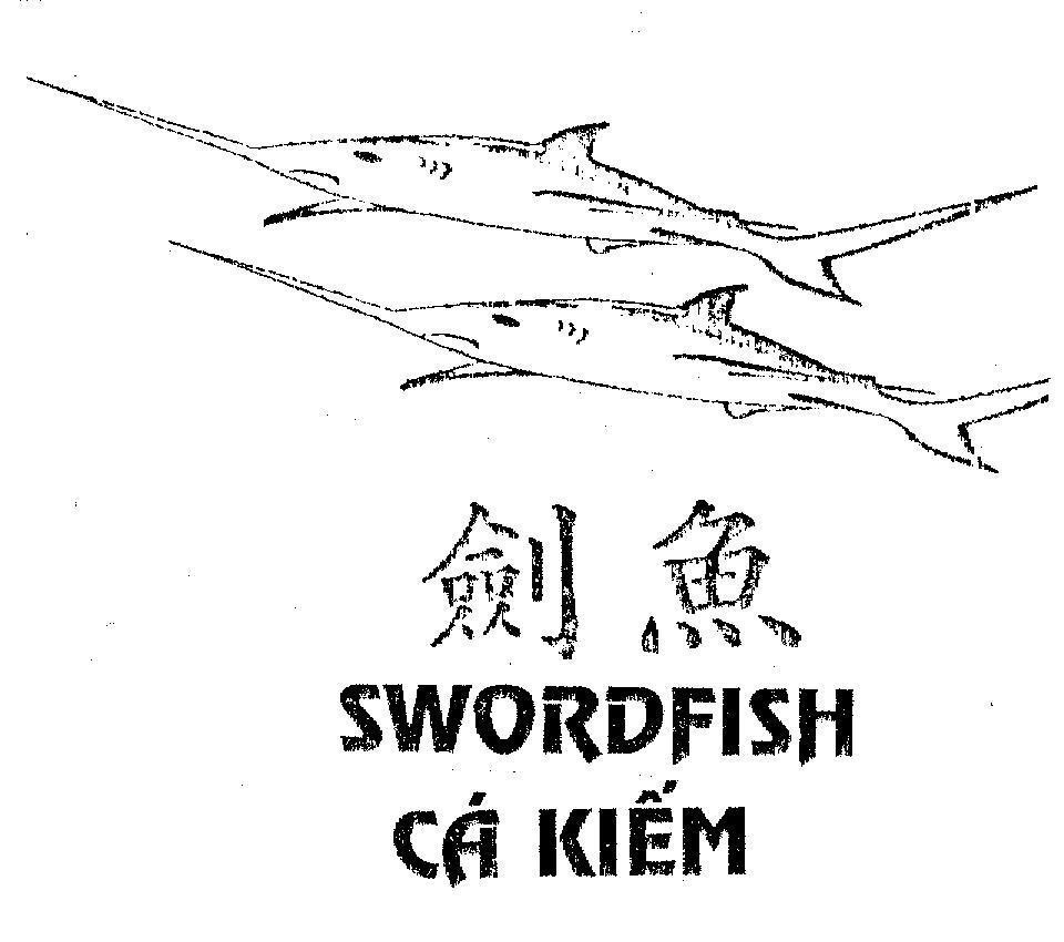 Mẫu nhãn hiệu SWORDFISH Cá KIếM