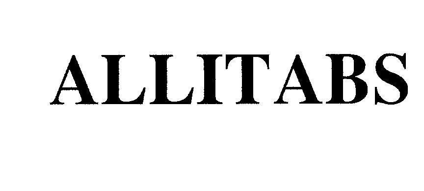 Mẫu nhãn hiệu ALLITABS