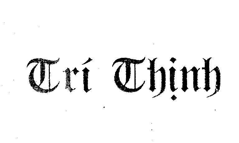Mẫu nhãn hiệu TRí THịNH